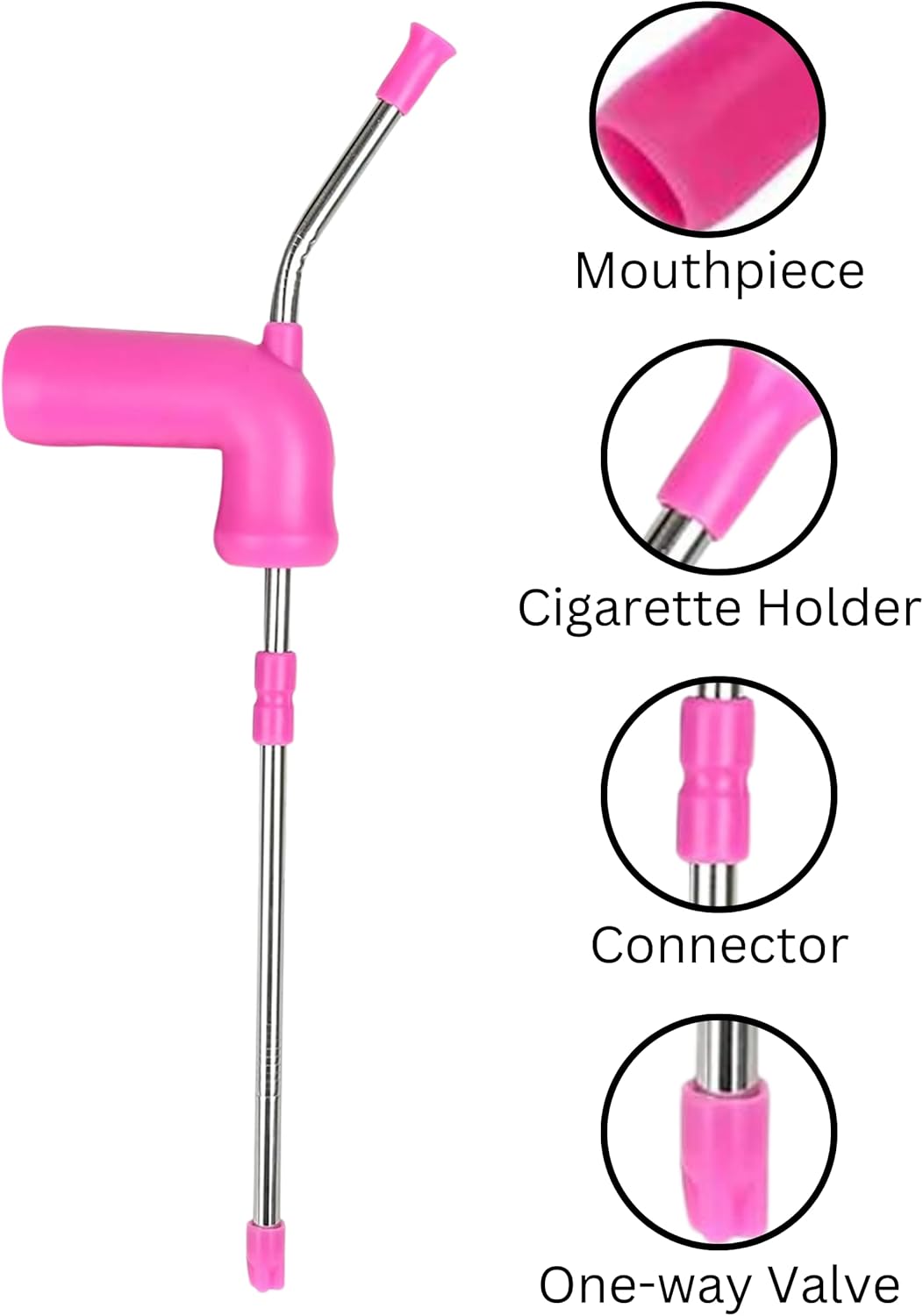 Stainless Steel Beer Snorkel – Portable Beer Bong Funnel for Parties & Festivals