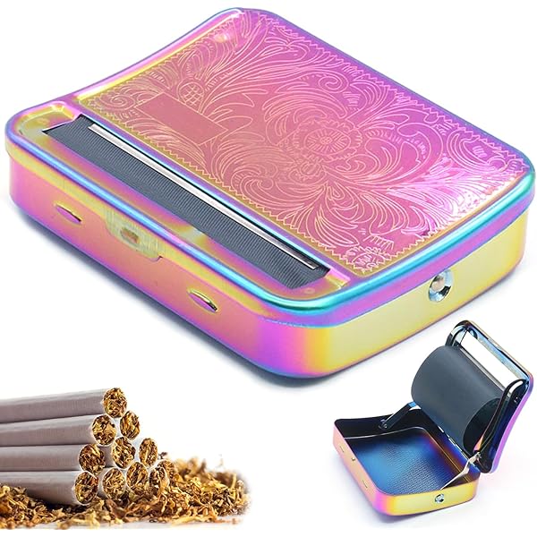 Manual Cigarette Rolling Machine – Rainbow Metallic Finish
