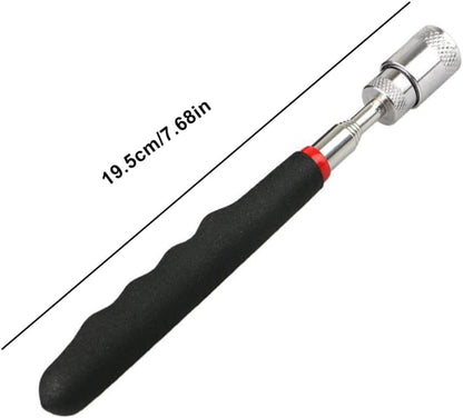 Telescoping Magnetic Pickup Tool – 8Lbs 31" Extendable Stick with LED Light