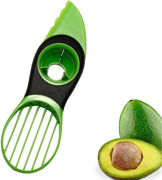 3-in-1 Avocado Cutter & Peeler – Multifunctional Slicer, Pitter & Scooper Kitchen Tool