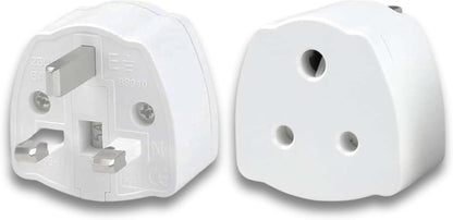 India to UK Plug Adapter – 3-Pin Adapter with 5A Fuse for Travel & Outdoor