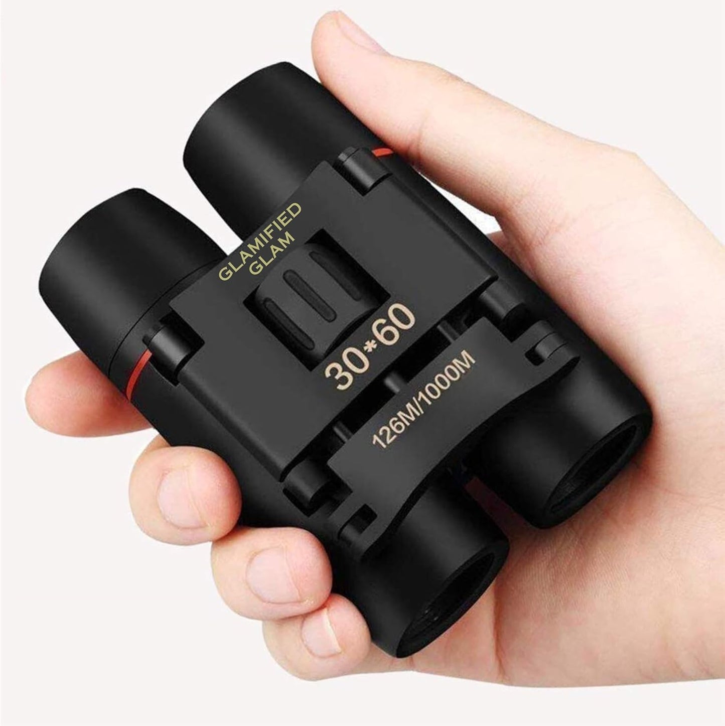 Mini 30x60 Compact Binoculars – Folding Waterproof Telescope for Travel & Outdoors