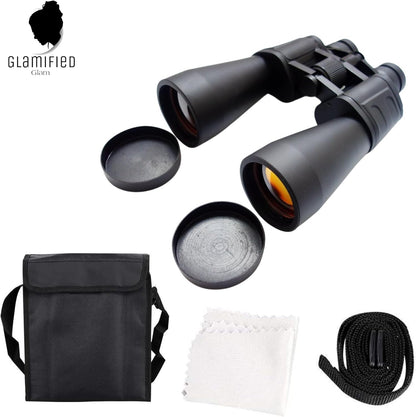 Glamified-Glam 20-180X100 Mega Zoom Binoculars – Waterproof Telescope for Outdoor, Travel & Stargazing