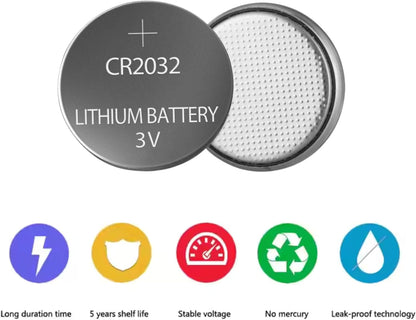 Glamified CR2032 3V Lithium Battery – Long-Lasting Power for Electronics & Devices