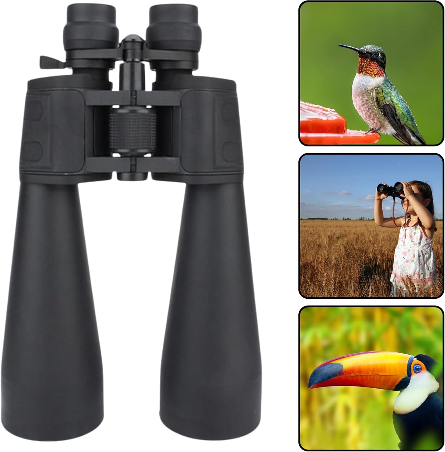 Glamified-Glam 20-180X100 Mega Zoom Binoculars – Waterproof Telescope for Outdoor, Travel & Stargazing